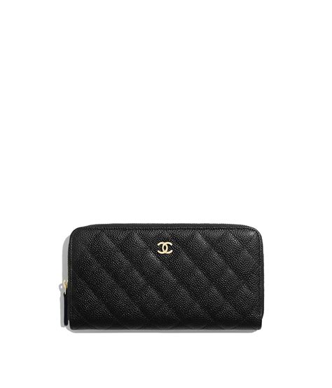 chanel classic wallet france|Chanel long zipped wallet.